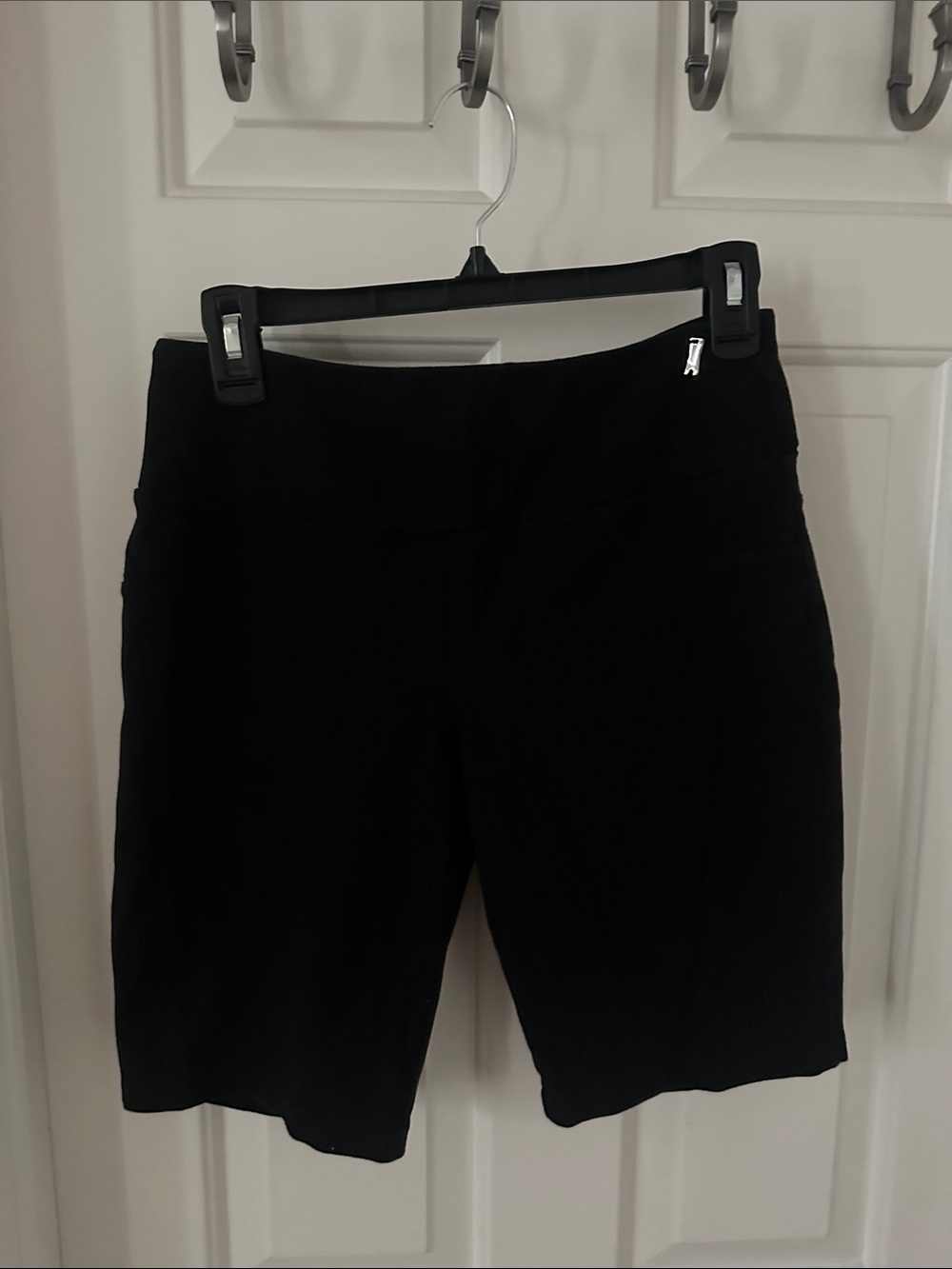 High-Waist Women’s Black Shorts